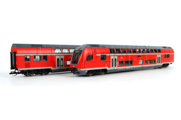 Set dvou osobních vozů, DB Regio, 1. díl, VI. epocha, TT, Tillig 01131 Set dvou osobních vozů, DB Regio, 1. díl, VI. epocha, TT, Tillig 01131