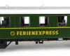 Set dvou vozů „DER-Ferienexpress“, DB, III. epocha, TT, jednorázová série, DOPRODEJ, Tillig 01813 E