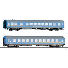 Set lůžkového a jídelního vozu "Tourex", díl 3, DR, III. epocha, TT, model Galerie Tillig 2026, Tillig 502457