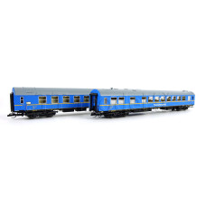 Set lůžkového a jídelního vozu "Tourex", díl 3, DR, III. epocha, TT, model Galerie Tillig 2026, Tillig 502457