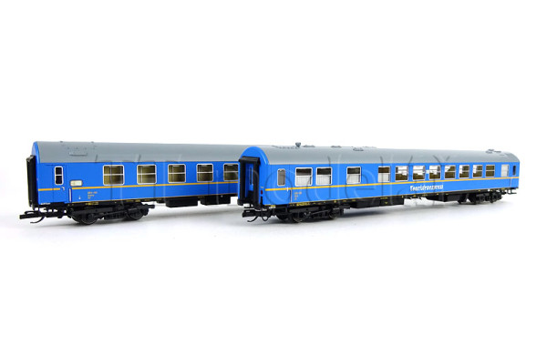 Set lůžkového a jídelního vozu "Tourex", díl 3, DR, III. epocha, TT, model Galerie Tillig 2026, Tillig 502457