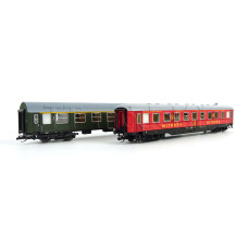Set osobních vozů "DR-Schnellzug", DR, 1. díl, IV. epocha, TT, Tillig TT Club 2026, Tillig 502803