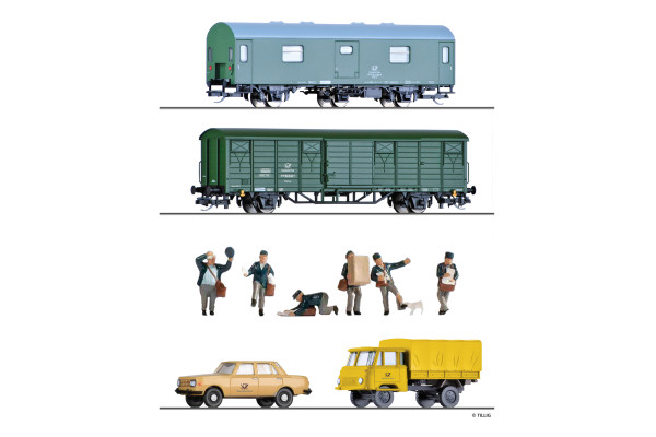 Set "Deutsche Post", DR, IV. epocha, TT, Tillig TT Club 2026, Tillig 502804