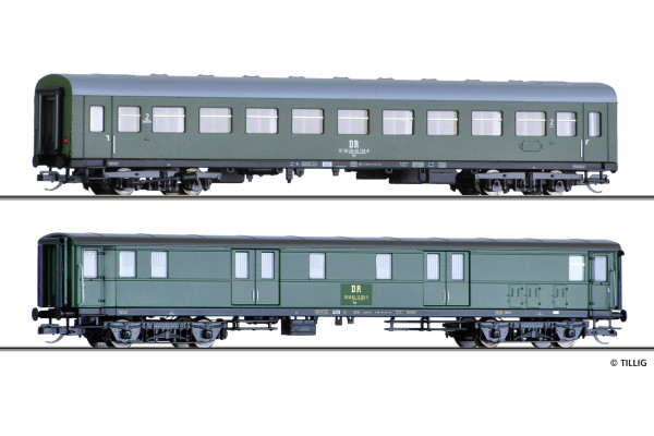 Set osobních vozů "DR-Schnellzug", díl 2, IV. epocha, TT, Tillig TT Club 2027, Tillig 502904 Set osobních vozů "DR-Schnellzug", díl 2, IV. epocha, TT, Tillig TT Club 2027, Tillig 502904