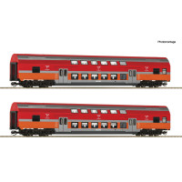 Set dvou patrových vozů B16mnopux, Polregio, VI. epocha, TT, Roco 6280047