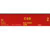 Set tří osobních vozů 2. třídy typu Altenberg, ČSD, III. epocha, TT, DOPRODEJ, Kuehn 42145