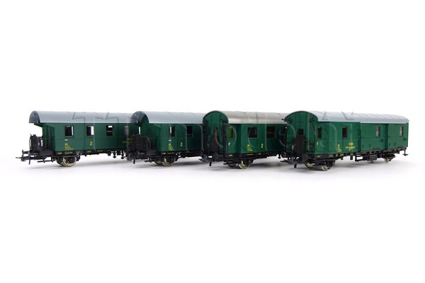 Set osobních a zavazadlového vozu, ČSD, IV. epocha, H0, Roco 6200088