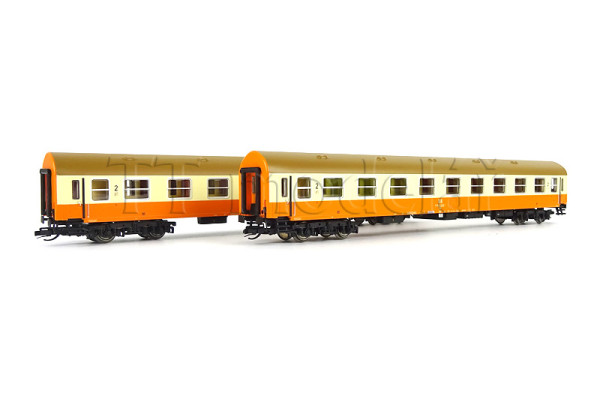 Set dvou osobních vozů 2. třídy řady Bme, DR, IV. epocha, TT, Roco 6280017