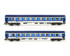 Set dvou osobních vozů 1. a 2. třídy řady A a AB, ČD, VI. epocha, TT, Roco 6280019