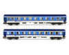 Set dvou osobních vozů 1. a 2. třídy řady A a AB, ČD, VI. epocha, TT, Roco 6280019