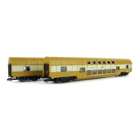 Set dvou patrových vozů řady DBmue, DR, IV. epocha, TT, Roco 6280026