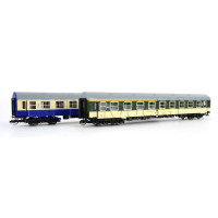 Set dvou osobních vozů 1./2. a 2. třídy typu Y/B 70, DR, IV. epocha, TT, Roco 6280029