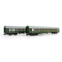 Set dvou osobních vozů 2. třídy typu Y/B 70, PKP, IV. epocha, TT, Roco 6280043 Set dvou osobních vozů 2. třídy typu Y/B 70, PKP, IV. epocha, TT, Roco 6280043