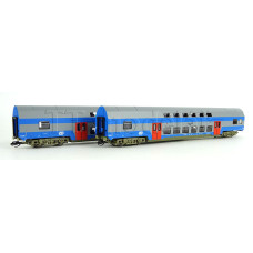 Set dvou patrových vozů Bmto, ČD, V. epocha, TT, Roco 6280044