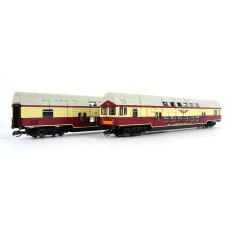Set řídicího a osobního patrového vozu Sputnik, DR, IV. epocha, TT, Roco 6280045