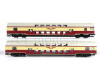Set řídicího a osobního patrového vozu Sputnik, DR, IV. epocha, TT, Roco 6280045 Set řídicího a osobního patrového vozu Sputnik, DR, IV. epocha, TT, Roco 6280045