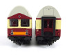 Set řídicího a osobního patrového vozu Sputnik, DR, IV. epocha, TT, Roco 6280045 Set řídicího a osobního patrového vozu Sputnik, DR, IV. epocha, TT, Roco 6280045