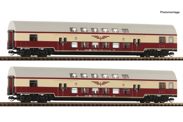 Set dvou patrových vozů Sputnik, DR, IV. epocha, TT, Roco 6280046