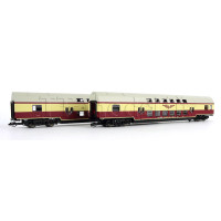 Set dvou patrových vozů Sputnik, DR, IV. epocha, TT, Roco 6280046 Set dvou patrových vozů Sputnik, DR, IV. epocha, TT, Roco 6280046
