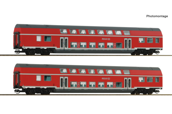 Set dvou osobních patrových vozů, DB AG, VI. epocha, TT, Roco 6290072