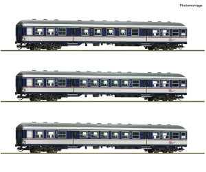 Set tří osobních vozů, TRI, VI. epocha, TT, Roco 6280088