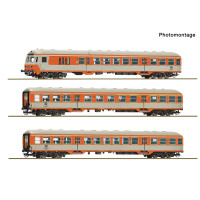 Set tří osobních vozů, DB, IV. epocha, TT, Roco 6290090 Set tří osobních vozů, DB, IV. epocha, TT, Roco 6290090