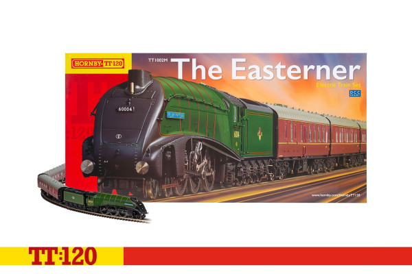 Základní set osobního vlaku a parní lokomotivy The Easterner, BR, zvuková verze, TT, Hornby TT1002TXSM