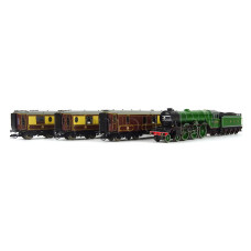 Základní set osobního vlaku a parní lokomotivy Flying Scotsman, LNER, TT, Hornby TT1001AM