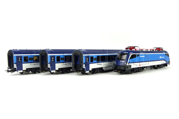 Základní set osobního vlaku Railjet, ČD, VI. epocha, H0, Piko 57179