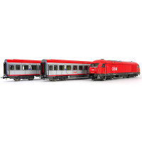 Digitální set s centrálou z21 Start, rychlík s lokomotivou řady 2016, ÖBB, VI. epocha, H0, Roco 51341
