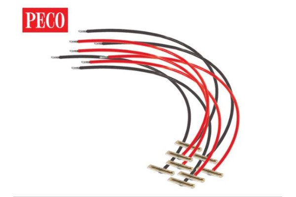 Napájecí kolejnicové spojky C55 a C80, 4 páry, Peco PL-82