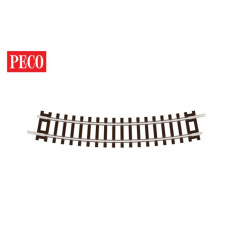 Set 8 obloukových kolejí Setrack R 310 mm, 22,5°, TT, PECO ST-1251