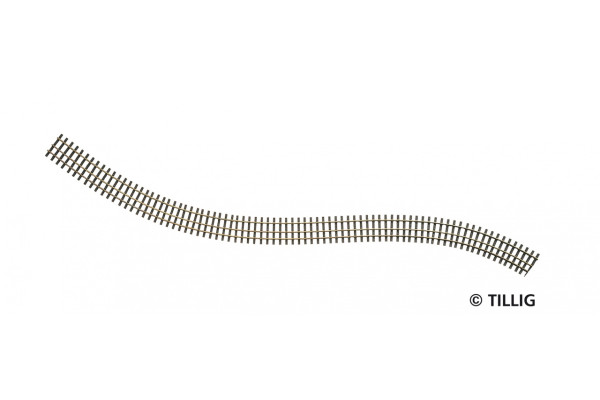 Flexi kolej se třemi kolejnicemi-kolejová splítka, 680 mm, H0/H0e, Tillig 85126