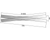Dvojitá křižovatková výhybka, typ Baeseler, 15°, 276 mm, H0, Tillig 85391