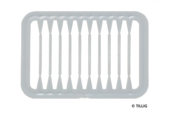Izolační kolejové spojky, 10 kusů, tramvajové kolejivo Luna, H0, Tillig 87972