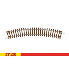 Oblouková kolej, R1 267 mm, 30°, TT, Hornby TT8003