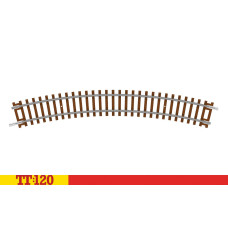 Oblouková kolej, R2 310 mm, 30°, TT, Hornby TT8004