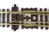 Jednoduchá výhybka pravá, 166 mm, R 631 mm/15°, TT, Hornby TT8009