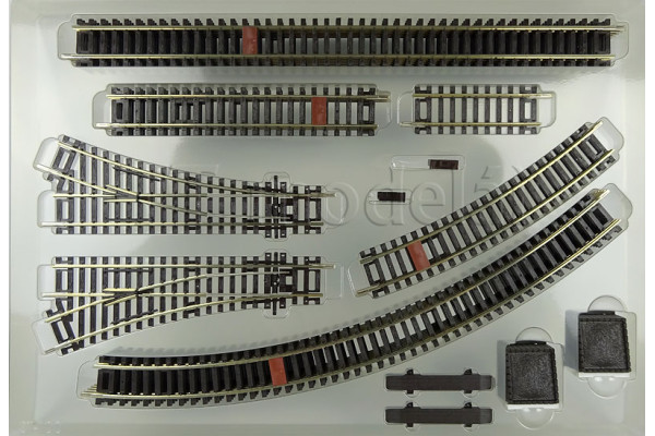 Souprava kolejiva pro začátečníky – 2nd radius, H0, Peco ST-100 Souprava kolejiva pro začátečníky – 2nd radius, H0, Peco ST-100