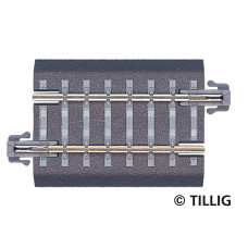 Přímá kolej s podložím BG 3, 43 mm, TT, Tillig 83705