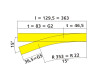 Výhybka BW 15 stupňů, levá s ručním pohonem, hnědé pražce, TT, Tillig 83821