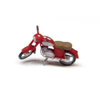 Motocykl Jawa 250 na stojanu, nebarvený, H0, TT Jeník H0J01