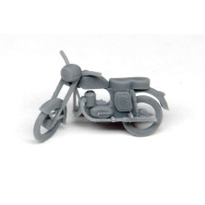 Motocykl Jawa 250 s úchytem pro sajdkáru, nebarvený, TT, TT Jeník TTJ04