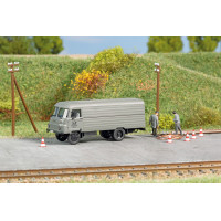 Stavebnice automobilu Robur LD 3000, Německá pošta, jednorázová série, TT, Auhagen 66054