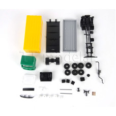 Stavebnice automobilu Liaz, zelený, žlutá plachta, H0, IGRA MODEL 66618219