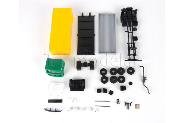 Stavebnice automobilu Liaz, zelený, žlutá plachta, H0, IGRA MODEL 66618219