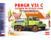 Stavebnice cisterny na pitnou vodu Praga V3S CV, H0, SDV 042