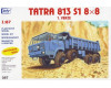 Stavebnice Tatra 813 8x8 S1 1. verze, H0, SDV 087