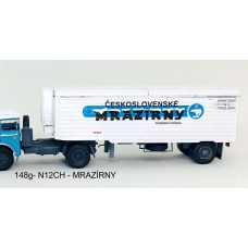 Stavebnice, chladírenský návěs Orličan N12CH, logo Mrazírny, TT, Štěpnička 148g