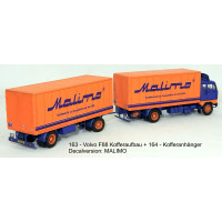 Stavebnice, Volvo F88/89 skříňová nástavba, detailní kabina, Malimo, TT, Štěpnička 163cb